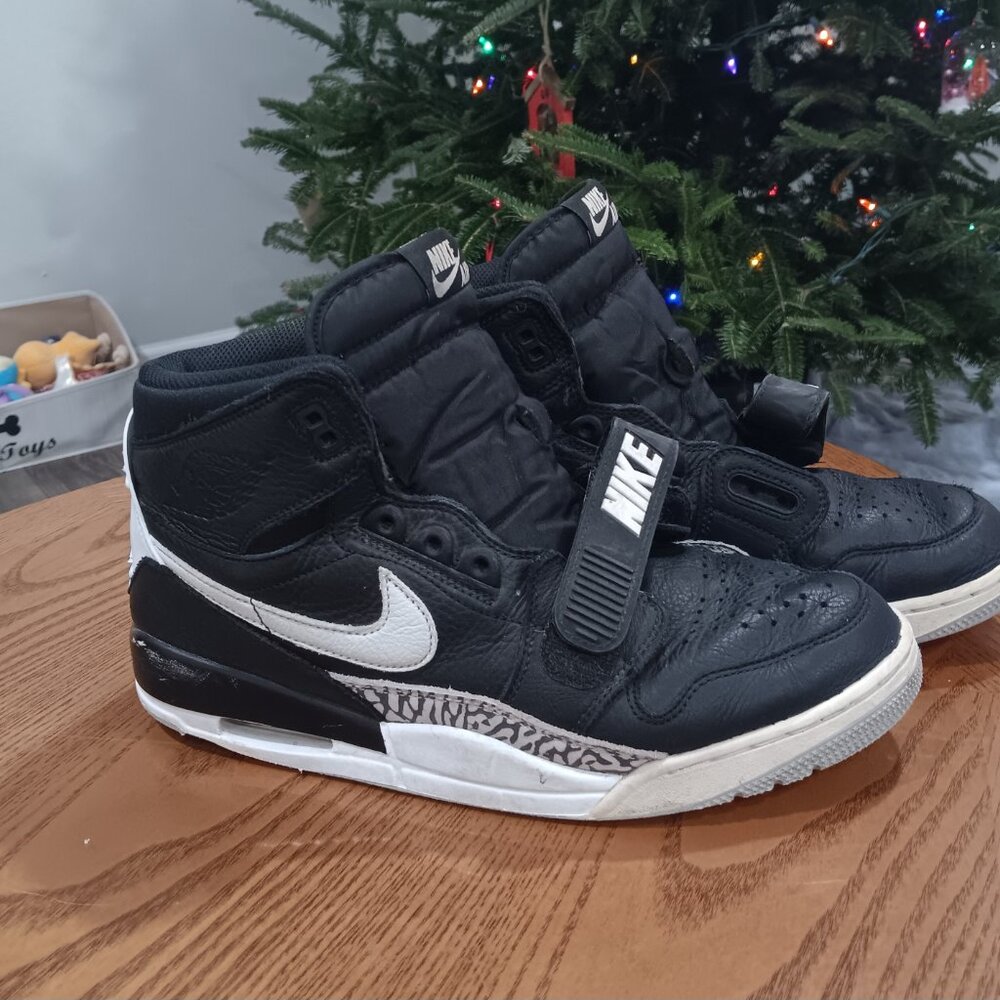 Nike Air Jordan Legacy 312 black cement sneakers Men Size 10